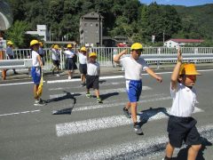 交通安全教室　2024年9月26日　肱川小学校